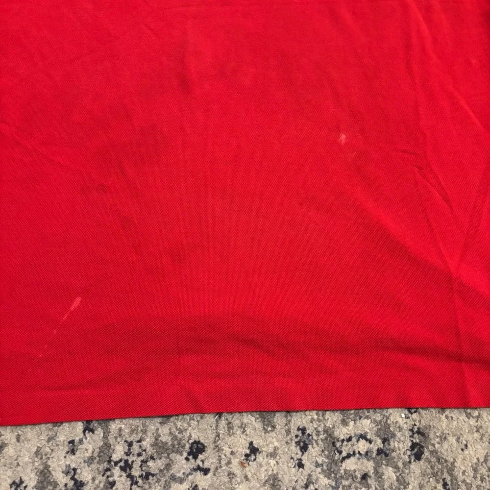 Polo Ralph Lauren Mens XXL Chicago Big Pony Custom Fit Polo Shirt Red Black